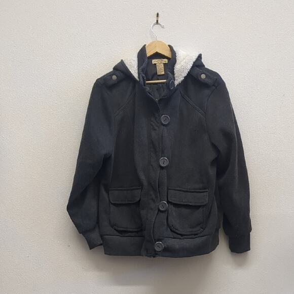 Paris Blues Black Coat with lined Hood size 2X - Picture 1 of 6